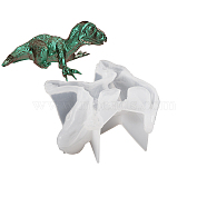 DIY Silicone 3D Dinosaur Figurine Molds, Resin Casting Molds, for UV Resin, Epoxy Resin Craft Making, Therizinosauria, White, 75x70x42mm(SIMO-PW0017-05D)