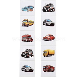 Picture Paper Stickers, Car Decorative Stickers, Car, 25x25mm, 500pcs/roll(STIC-M002-02C)