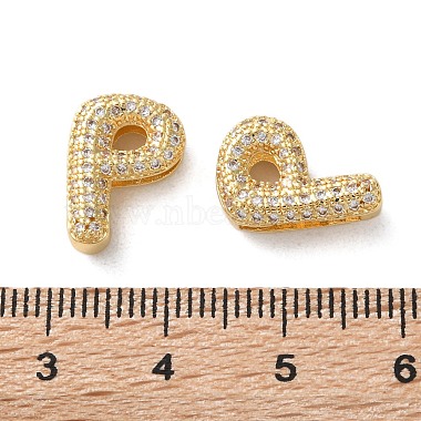 Rack Plating Brass Micro Pave Cubic Zirconia Slide Charms(KK-C084-34G-P)-3