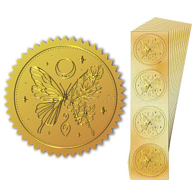 Self Adhesive Gold Foil Embossed Stickers(DIY-WH0211-359)-8