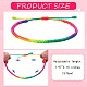 5Pcs 5 Color Braided Nylon Thread Cord Bracelets Set(BJEW-SW00049-05)-7