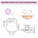 4Pcs Adjustable Brass Finger Ring Components(KK-BBC0011-81)-2