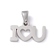 Valentine's Day 304 Stainless Steel Charms(STAS-G284-11P)-1