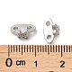 Brass Micro Pave Clear Cubic Zirconia Slide Charms(KK-P239-18P)-3
