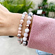 Yilisi 3 Strands 3 Style Natural Pink Aventurine Beads Strands(G-YS0001-13)-7