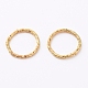 Iron Textured Jump Rings(X-IFIN-D086-05-G)-1