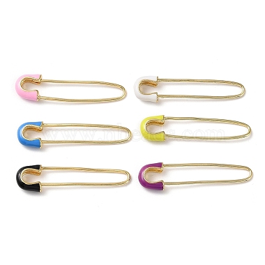 Real 18K Gold Plated Mixed Color Brass Kilt Pins