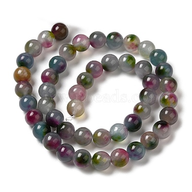 Natural Dyed White Jade Beads Strands(G-M402-C03-09)-4