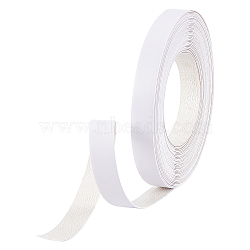 Flat PVC Iron-On Edging, with Self-adhesion, for Cabinet Repairs, Furniture Restoration, White, 22mm, about 10m/roll(DIY-WH0196-46)