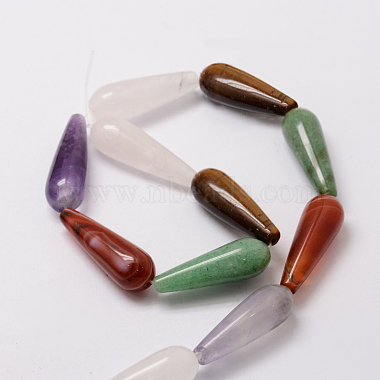 Natural Gemstone Beads Strands(G-E329-25)-2