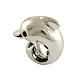 Tibetan Style Alloy Dolphin European Beads(TIBEB-7982-AS-RS)-1