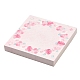 100 Sheets Flower Pattern Pad Sticky Notes(DIY-B071-01A)-2