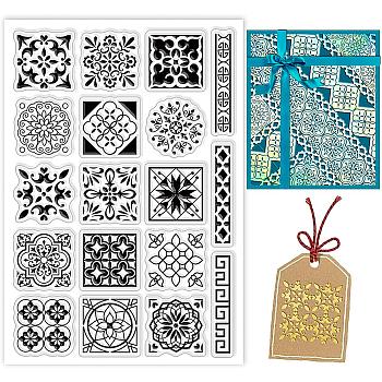 PVC Plastic Stamps, for DIY Scrapbooking, Photo Album Decorative, Cards Making, Stamp Sheets, Film Frame, 16x11x0.3cm