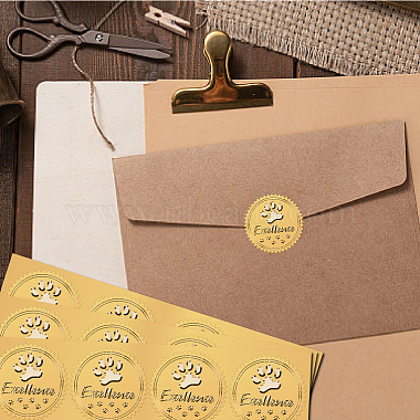 Self Adhesive Gold Foil Embossed Stickers(DIY-WH0575-014)-6