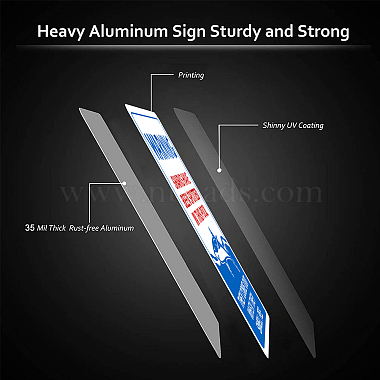 Warnschild aus Aluminium(DIY-WH0220-0024)-3