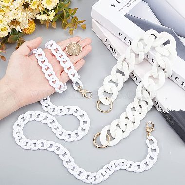 2Pcs Acrylic Curb Chain Bag Strap(FIND-WR0002-18)-5