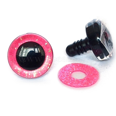Deep Pink ABS Plastic Craft Eyes