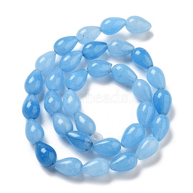 Natural Aquamarine Dyed Beads Strands(G-B106-A10-02)-3