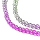 Hebras de perlas de vidrio de color degradado transparente(GLAA-H021-01B-21)-3