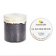 1 коробка 8/0 стеклянных бусины круглые черные для изготовления ювелирных изделий 3мм(SEED-PH0005-10)-4