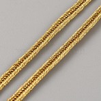 Polyester Cords, Goldenrod, 4mm(OCOR-WH0063-102B)