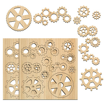 Wood Shaving Boards, Wood Craft Supplies, Gear, 15.2x14.5x0.2cm, 2pcs/set