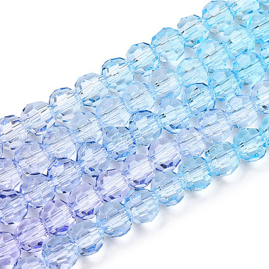 Transparent Glass Beads Strands(X-GLAA-E036-07T)-2