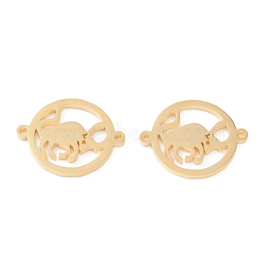 Real 18K Gold Plated Cattle 201 Stainless Steel Links