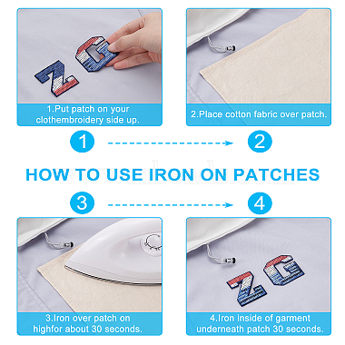 Computerized Embroidery Cloth Iron on/Sew on Patches(DIY-WH0183-96)-4