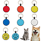 AHADEMAKER 6Pcs 6 Colors Blank Silicone Pet ID Tags(AJEW-GA0005-09)-1