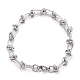 304 Stainless Steel Link Chain Bracelets(X-BJEW-Z011-09P)-1