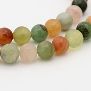 Natural Mixed Gemstone Round Bead Strands, 10mm, Hole: 1mm, about 40pcs/strand, 15.7 inch(G-P070-25-10mm)