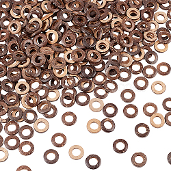 Coconut Linking Rings, Round Ring, Coconut Brown, 15x2.5mm, Inner Diameter: 8.5mm(COCO-WH0001-01A)