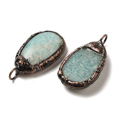 Natural Amazonite Pendants(G-K381-05R-01)-2