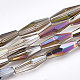 Electroplated Glass Beads Strands(EGLA-S174-06B)-1