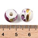 Floral Printed Porcelain Beads(PORC-Q199-10mm-09)-2