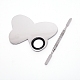 Stainless Steel Color Palette and Double Head Spoon Palette Spatulas Stick Rod(MRMJ-WH0062-42P)-1