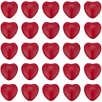 150Pcs Heart Synthetic Turquoise Beads, Dyed, Red, 12x12x5mm, Hole: 1mm(TURQ-SC0001-32)