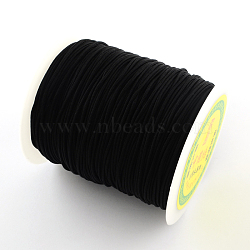 Nylon Thread with One Nylon Thread inside, Stronger than NWIR-R006- Series, Black, 1mm, about 153.1 yards(140m)/roll(NWIR-R013-1mm-900)