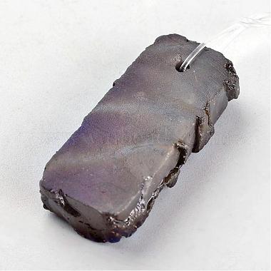 Гальванизированный натуральный камень кости дракона большие подвески(G-I177-17)-3