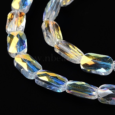 Transparent Electroplate Glass Beads Strands(GLAA-Q099-G01-06)-4