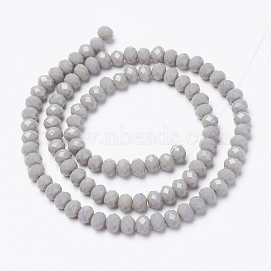 Opaque Solid Color Imitation Jade Glass Beads Strands(EGLA-A044-P6mm-D10)-2