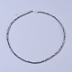 Terahertz Stone Beaded Necklaces(NJEW-K114-C-A22)-1