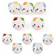 5Pcs Printed Handmade Porcelain Ceramic Beads(PORC-TADJ0001-02)-1