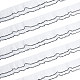 6 Yards 2-Layer Polyester Pleated Ribbon(OCOR-FG0002-03B)-1