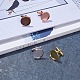 Botón de puño de latón con revestimiento de bastidor pandahall elite(KK-PH0035-48)-4