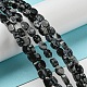 Natural Snowflake Obsidian Beads Strands(G-M420-H11-03)-2
