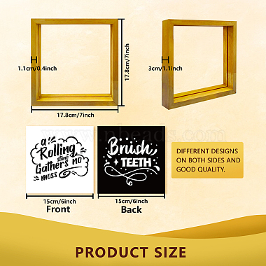 3Pcs Rubber Wood Picture Frames(AJEW-WH0444-002)-2