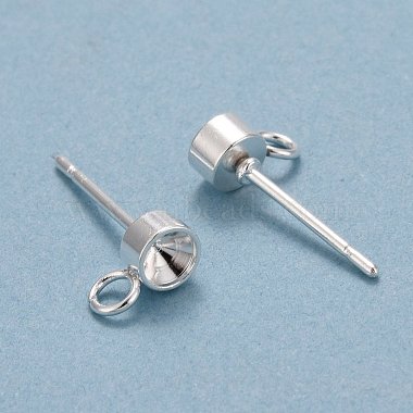 304 Stainless Steel Stud Earring Findings(STAS-H410-04P-A)-2