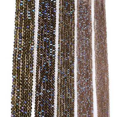 Electroplate Glass Beads Strands(EGLA-A034-T3mm-L30)-2